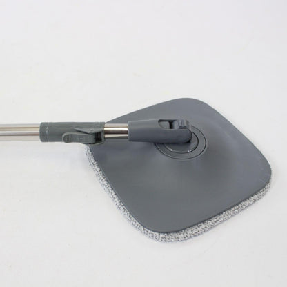 Швабра з безконтактним віджимом і відром 5,8л + 2 насадки, Сіра / Швабра ледарка для миття підлоги