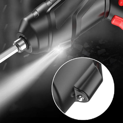 Електрична викрутка в кейсі з набором інструментів 48 предметів / Акумуляторна викрутка / Міні-шуруповерт