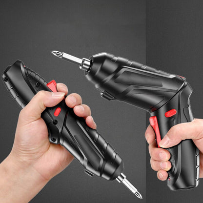 Електрична викрутка в кейсі з набором інструментів 48 предметів / Акумуляторна викрутка / Міні-шуруповерт