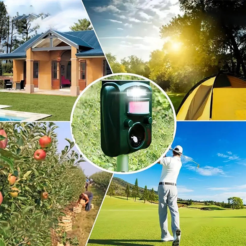 Ультразвуковий відлякувач тварин на сонячній батареї, з USB / Акумуляторний відлякувач гризунів