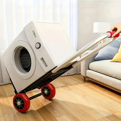 Складний візок на коліщатках, до 60кг, 90х42х27см / Складний транспортний візок / Вантажний візок