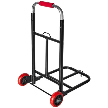 Складний візок на коліщатках, до 60кг, 90х42х27см / Складний транспортний візок / Вантажний візок