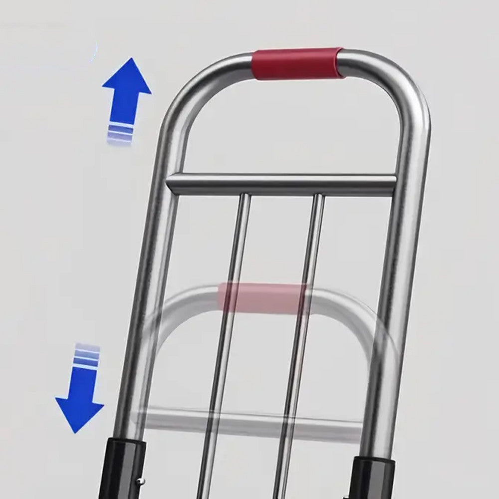 Складний візок на коліщатках, до 60кг, 90х42х27см / Складний транспортний візок / Вантажний візок