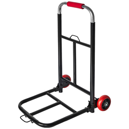 Складний візок на коліщатках, до 60кг, 90х42х27см / Складний транспортний візок / Вантажний візок