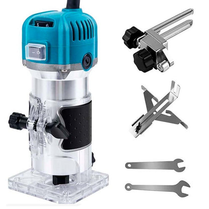 Ручний фрезер по дереву 800Вт, 30000об/хв / Електричний фрезерний верстат / Потужний фрезер мережевий