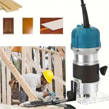 Ручний фрезер по дереву 800Вт, 30000об/хв / Електричний фрезерний верстат / Потужний фрезер мережевий