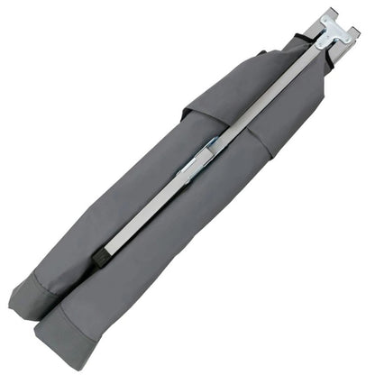 Ліжко розкладне для кемпінгу до 120 кг, 189х70х45см, Сірий / Розкладачка ліжко туристичне