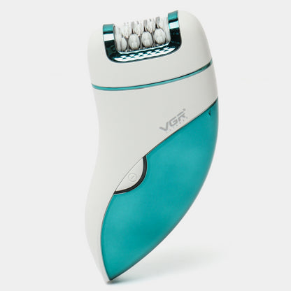 Епілятор жіночий акумуляторний 3в1 з USB, VGR V-731 / Бездротовий електроепілятор / Депілятор для тіла та ніг