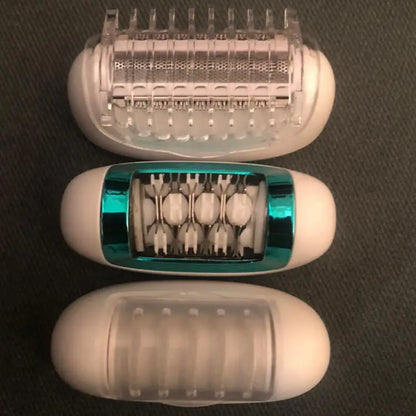 Епілятор жіночий акумуляторний 3в1 з USB, VGR V-731 / Бездротовий електроепілятор / Депілятор для тіла та ніг