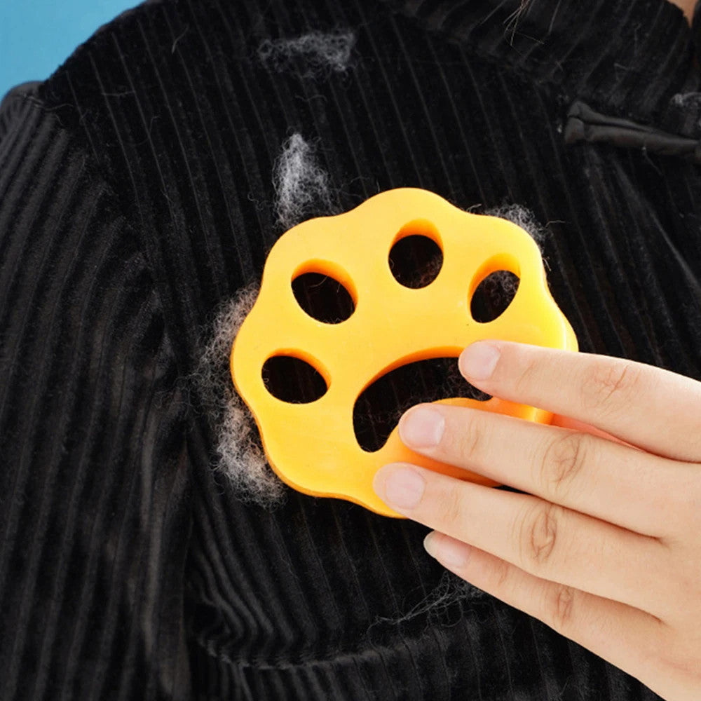 Силіконова лапка для видалення шерсті під час прання, 1шт, Колір Рандом / Засіб для прання від шерсті та волосся