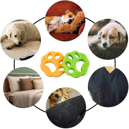 Силіконова лапка для видалення шерсті під час прання, 1шт, Колір Рандом / Засіб для прання від шерсті та волосся