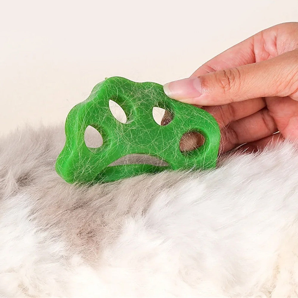 Силіконова лапка для видалення шерсті під час прання, 1шт, Колір Рандом / Засіб для прання від шерсті та волосся