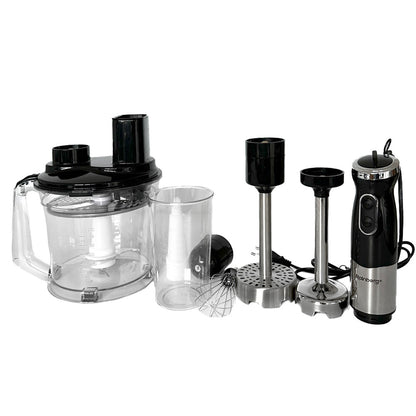 Блендер занурювальний 4в1 (1200Вт) Rainberg RB-2238 / Багатофункціональний блендер-подрібнювач / Ручний блендер
