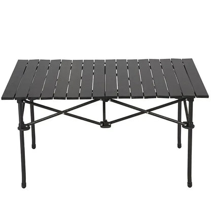 Розкладний столик з накидкою 95х52х50см / Кемпінговий столик складний / Туристичний стіл для пікніка
