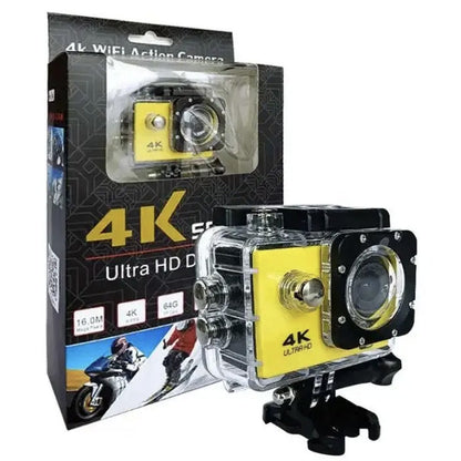 Спортивна екшн-камера 4K WiFi D800 з аквабоксом / Водонепроникна екшн відеокамера