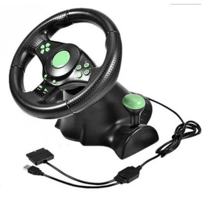 Кермо ігрове USB 3в1 / Ігрове кермо / Кермо та педалі для пк / Кермо ігрове для пк