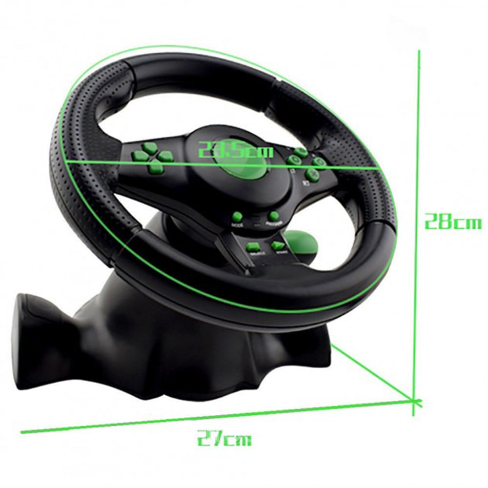 Кермо ігрове USB 3в1 / Ігрове кермо / Кермо та педалі для пк / Кермо ігрове для пк