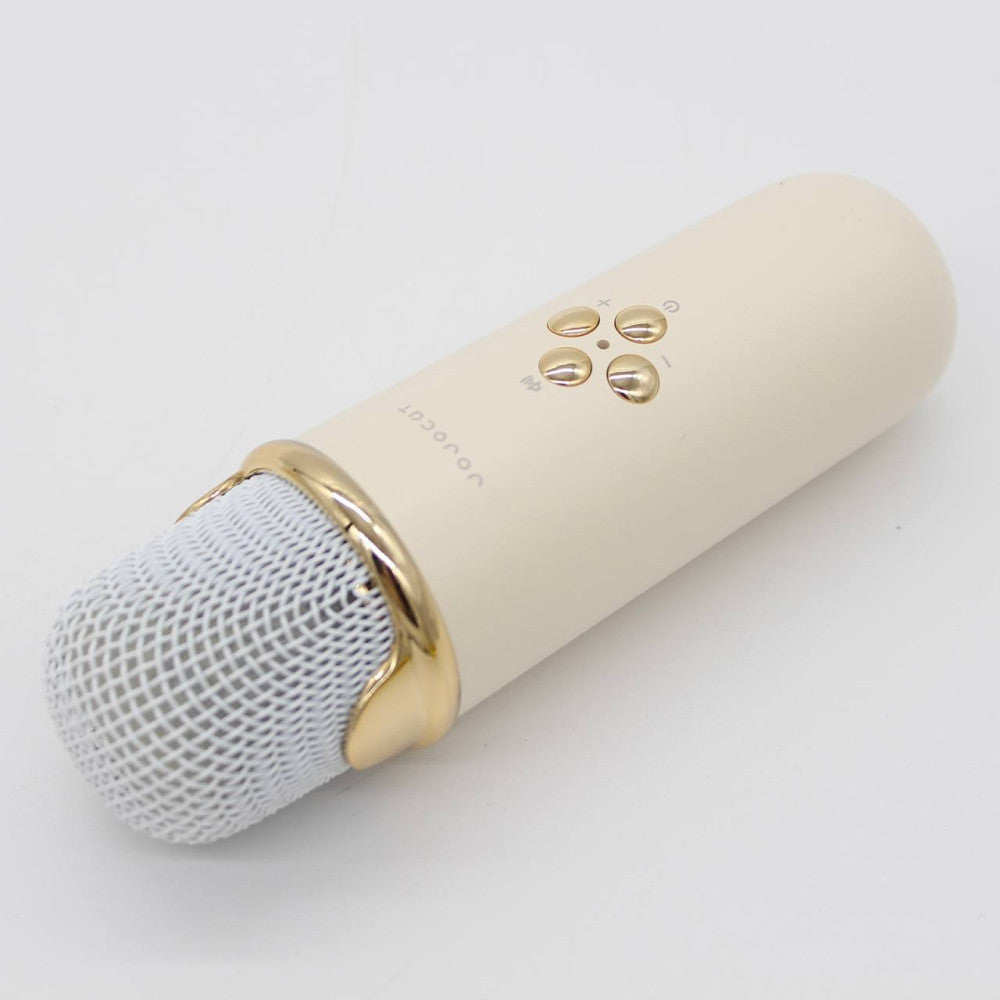 Портативна Bluetooth колонка для караоке з мікрофоном на акумуляторі, Жовте / Акустична система для караоке