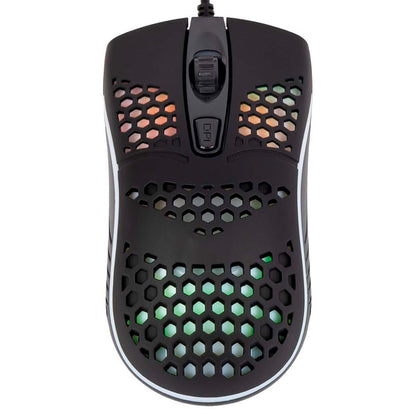 Мишка ігрова провідна RX M802 з LED підсвічуванням / Комп'ютерна мишка / Геймерська мишка / Мишка для ПК