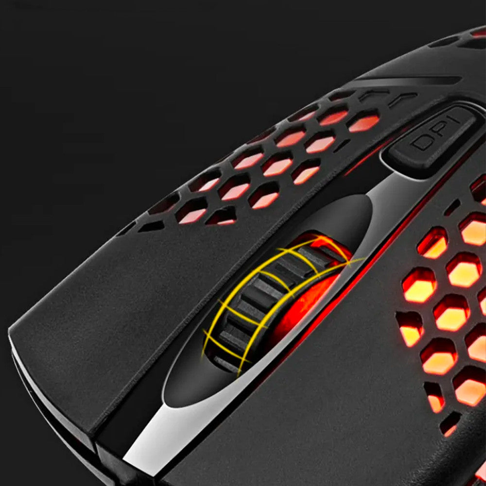 Мишка ігрова провідна RX M802 з LED підсвічуванням / Комп'ютерна мишка / Геймерська мишка / Мишка для ПК