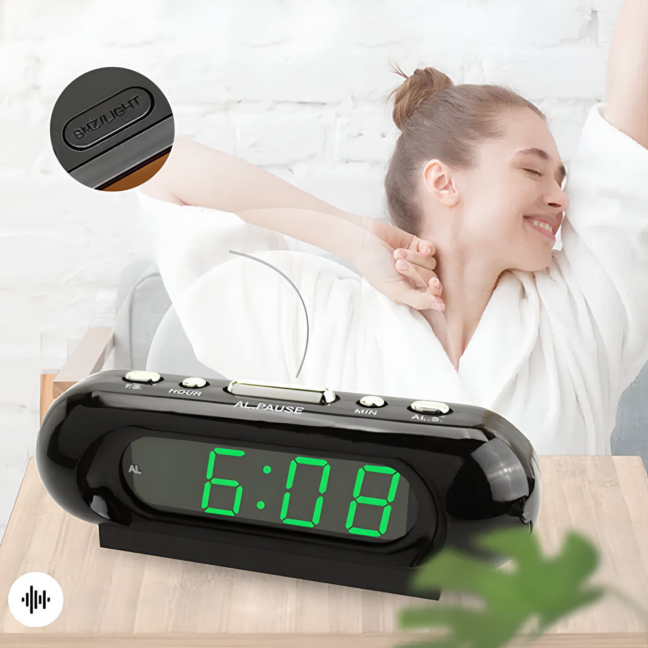 Електронні настільні часи VST-716-2 / Настільний годинник-будильник / Годинник настільний