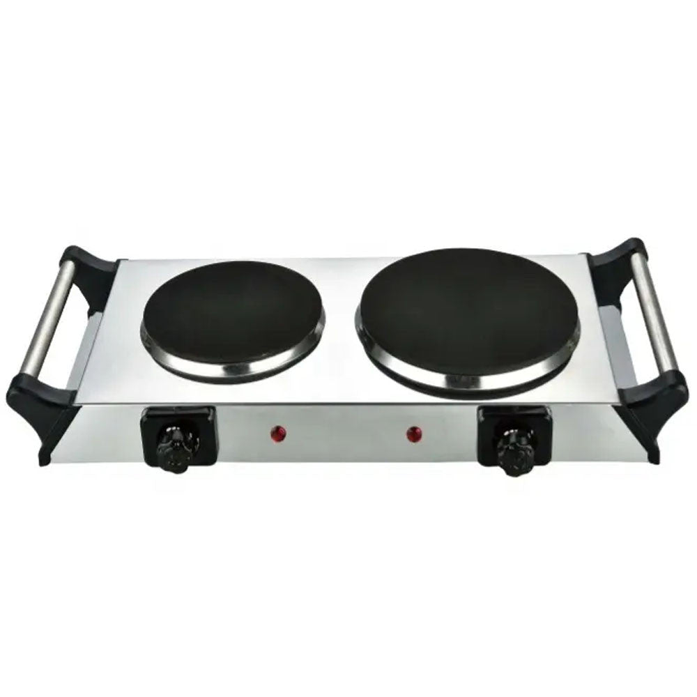 Двоконфоркова електроплита BM-HD04ST, 2500 Вт / Кухонна плита електрична / Електроплита