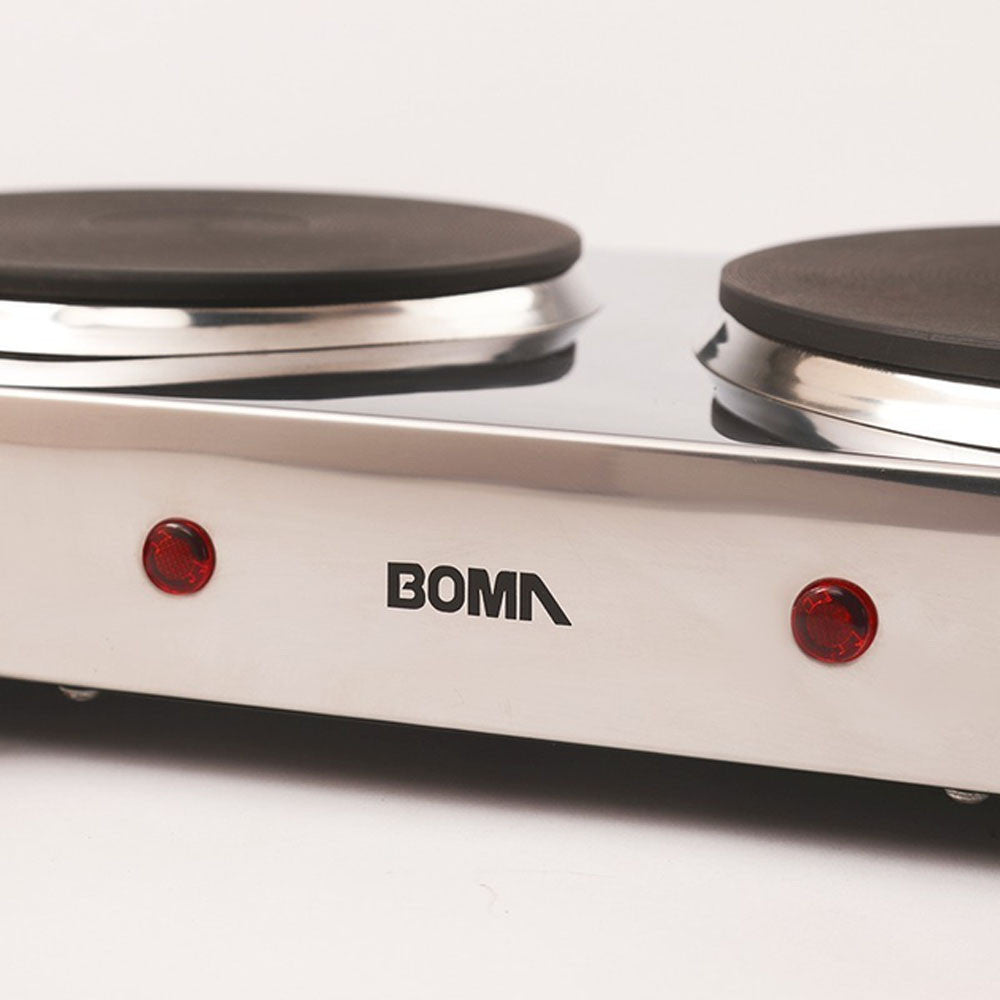 Двоконфоркова електроплита BM-HD04ST, 2500 Вт / Кухонна плита електрична / Електроплита