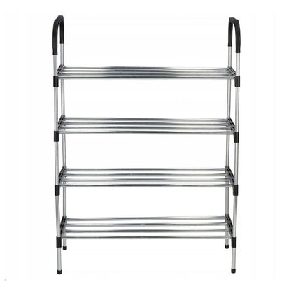 Полиця для взуття підлогова 4-х ярусна 80x56x28см / Підставка для взуття / Полиця для взуття / Стелаж для взуття