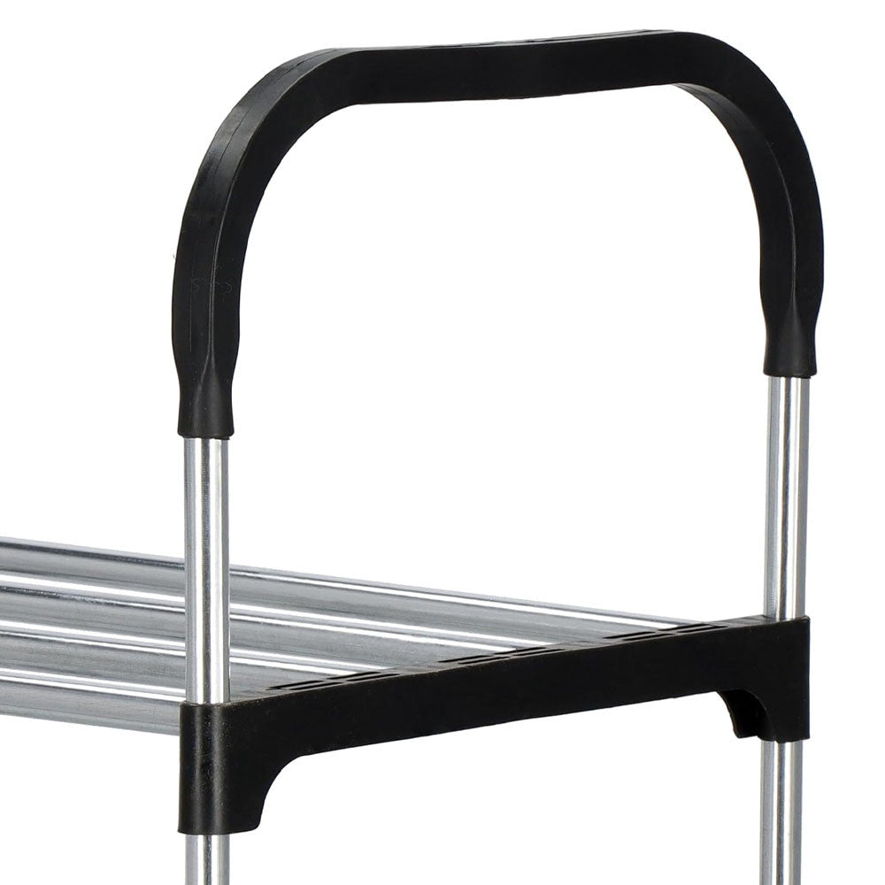 Полиця для взуття підлогова 4-х ярусна 80x56x28см / Підставка для взуття / Полиця для взуття / Стелаж для взуття