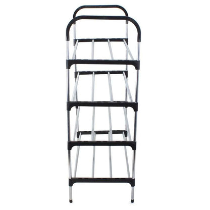 Полиця для взуття підлогова 4-х ярусна 80x56x28см / Підставка для взуття / Полиця для взуття / Стелаж для взуття