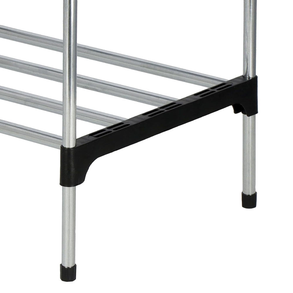 Полиця для взуття підлогова 4-х ярусна 80x56x28см / Підставка для взуття / Полиця для взуття / Стелаж для взуття