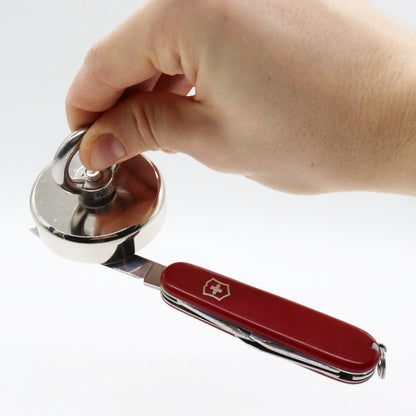 Неодимовий магніт 60мм - 120кг у корпусі із зовнішнім кільцем / Пошуковий магніт / Магніт для пошуків металу