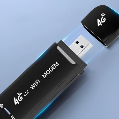 4G USB модем із SIM карткою, 150 Мбіт/с, радіус 15м / Мобільний модем / 4G роутер / 4G WiFi modem
