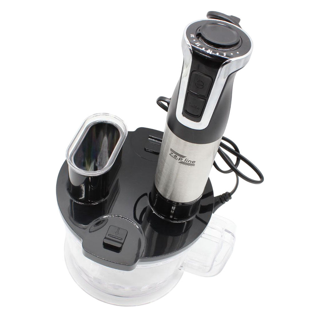 Багатофункціональний кухонний блендер 7в1 ZP-797: 20 швидкостей, 1500 Вт / Комбайн блендер / Багатофункціональний блендер