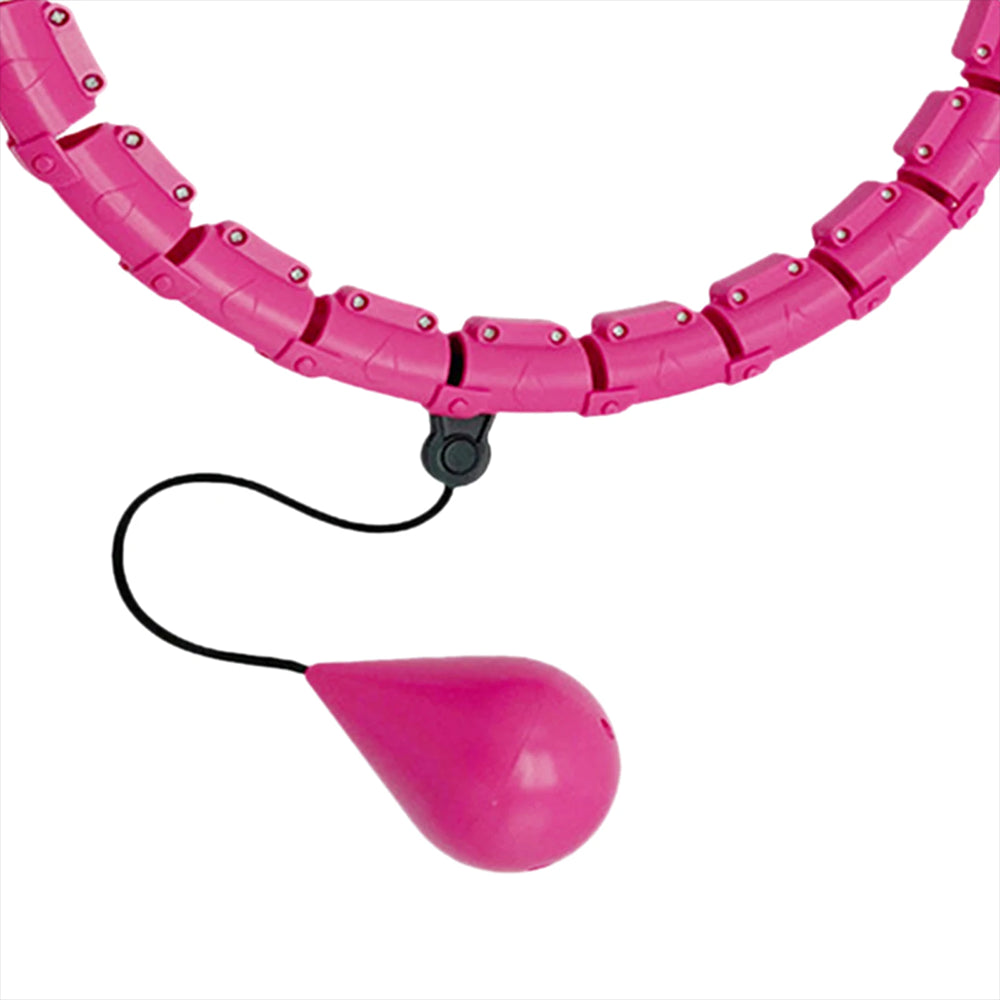 Масажний обруч-хула хуп розбірний 45см / Обруч для схуднення / Хула хуп-обруч з ефектом масажу