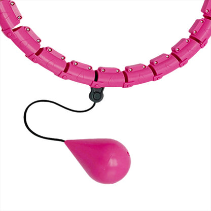 Масажний обруч-хула хуп розбірний 45см / Обруч для схуднення / Хула хуп-обруч з ефектом масажу