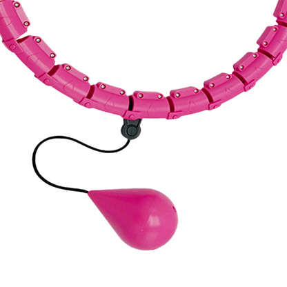 Масажний обруч-хула хуп розбірний 45см / Обруч для схуднення / Хула хуп-обруч з ефектом масажу