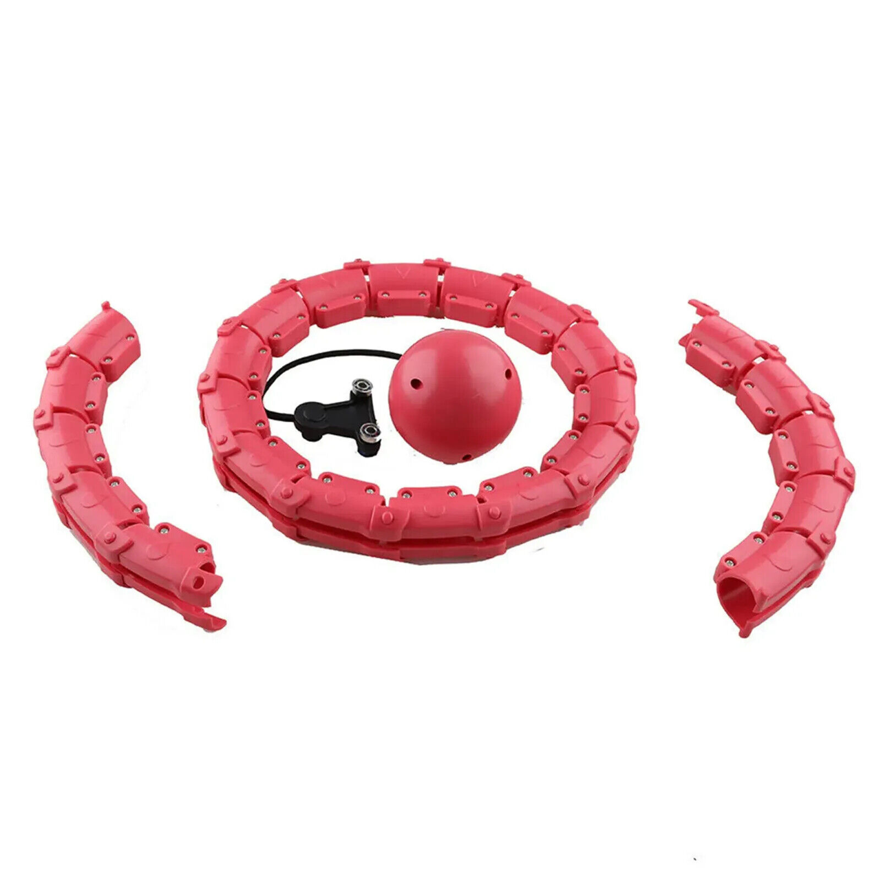 Масажний обруч-хула хуп розбірний 45см / Обруч для схуднення / Хула хуп-обруч з ефектом масажу