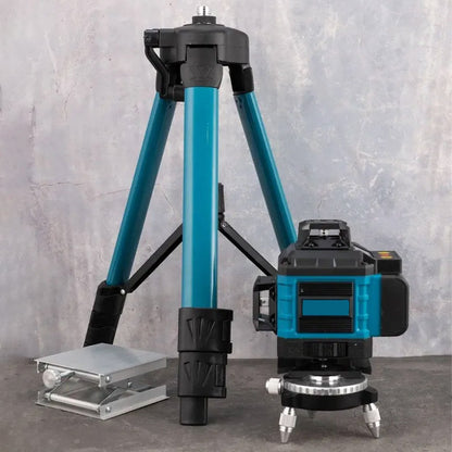 Лазерний нівелір 4D 16 ліній з триногою, пультом та кейсом / Лазерний нівелір / Лінійний нівелір