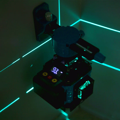 Лазерний нівелір 4D 16 ліній з триногою, пультом та кейсом / Лазерний нівелір / Лінійний нівелір