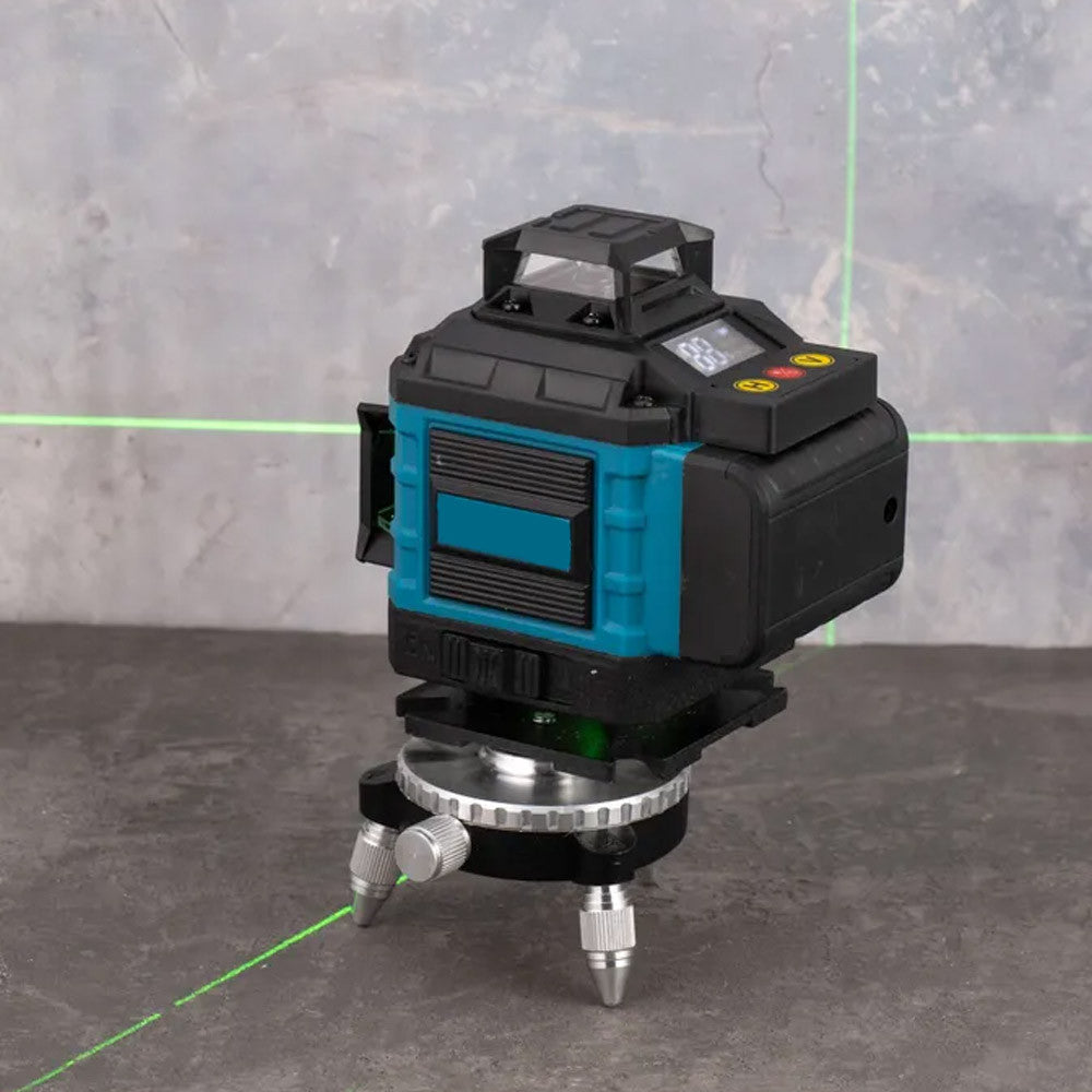 Лазерний нівелір 4D 16 ліній з триногою, пультом та кейсом / Лазерний нівелір / Лінійний нівелір