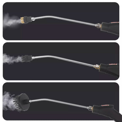 Портативний пароочисник 2500Вт, 1,2л + 7 насадок / Ручний пароочисник для дому / Паровий очищувач