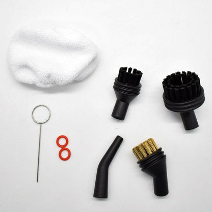 Портативний пароочисник 2500Вт, 1,2л + 7 насадок / Ручний пароочисник для дому / Паровий очищувач