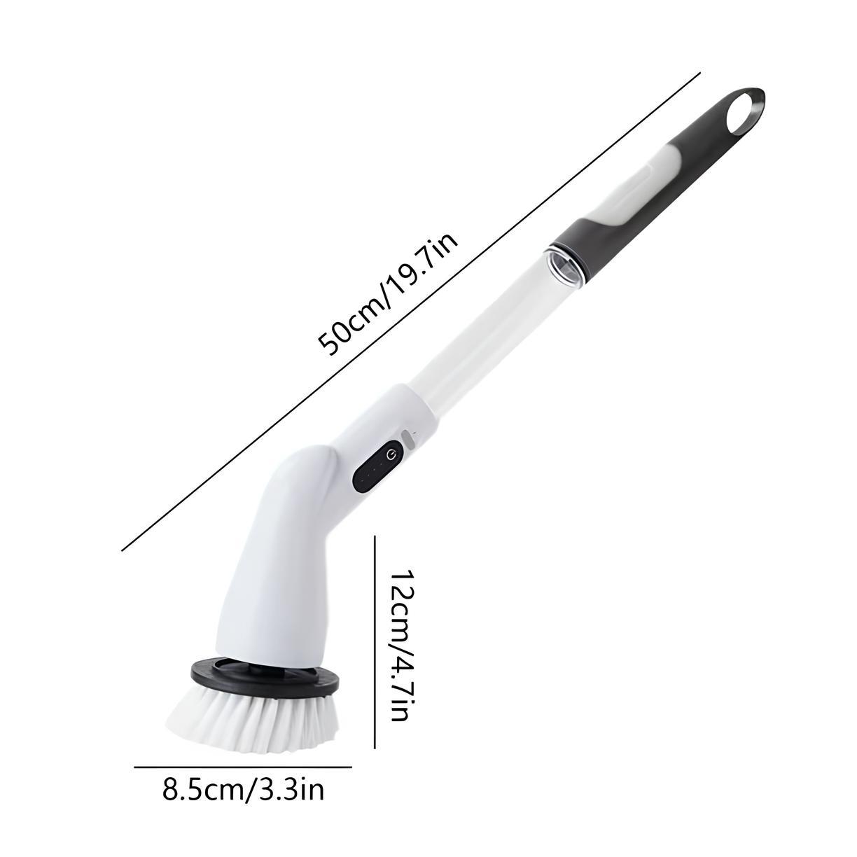 Електрощітка для збирання 50см з 8 насадками, живлення від USB / Щітка для чищення