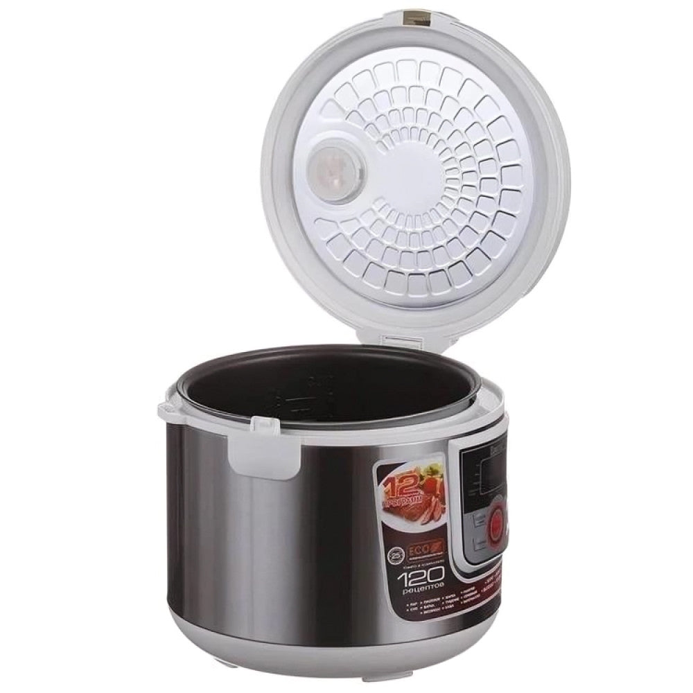 Мультиварка з таймером на 5л, 1500Вт, Domotec MS 7727, Біла / Скороварка / Мультиповар