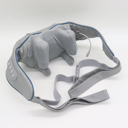 Електричний масажер для шиї, спини та тіла з підігрівом / Роликовий масажер для зняття втоми в шиї