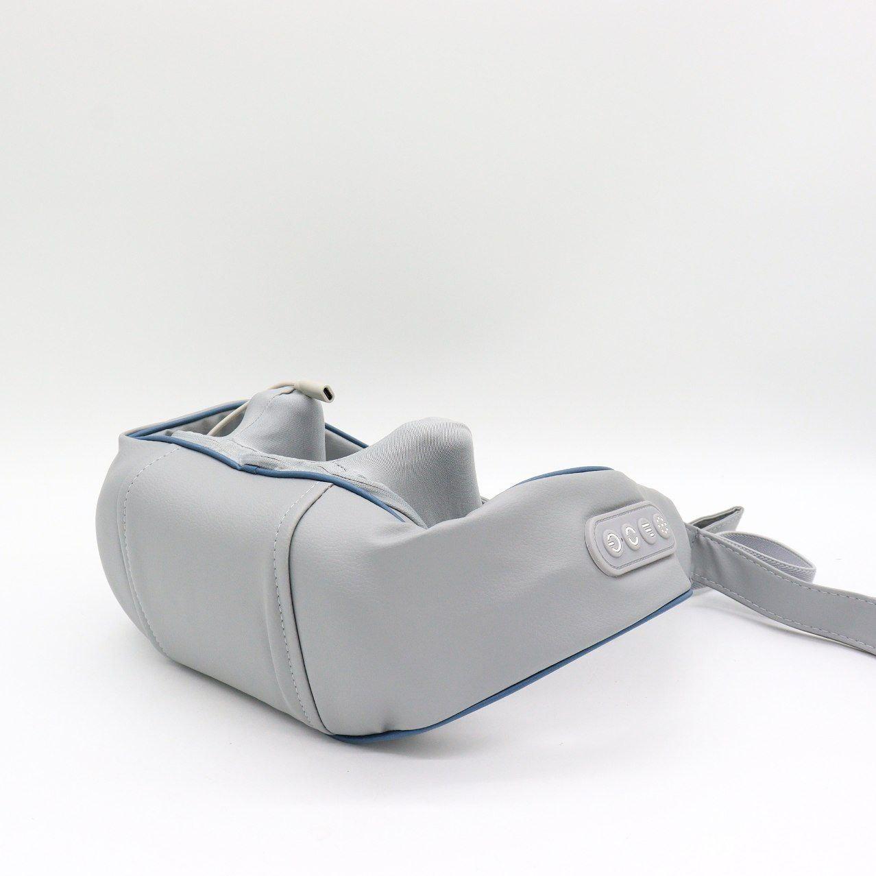 Електричний масажер для шиї, спини та тіла з підігрівом / Роликовий масажер для зняття втоми в шиї