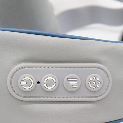 Електричний масажер для шиї, спини та тіла з підігрівом / Роликовий масажер для зняття втоми в шиї