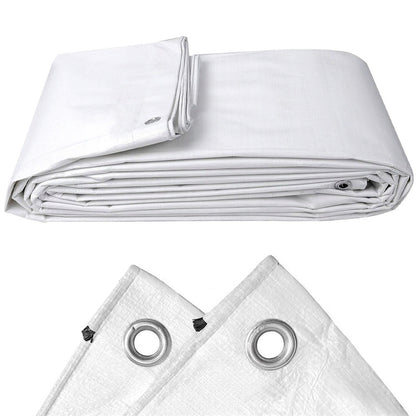 Тент тарпаулін з люверсами 4х3м, 150г/м2 / Універсальний брезент для накриття / Тент будівельний