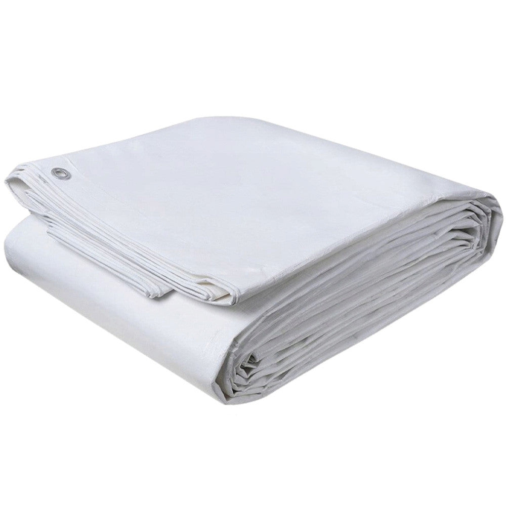 Тент тарпаулін з люверсами 4х3м, 150г/м2 / Універсальний брезент для накриття / Тент будівельний